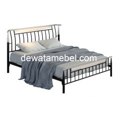 Bed Frame Size 160 - Siantano Berly 160 / Antique Brown